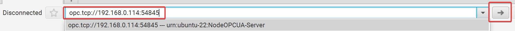 "Screenshot showing the OPC Client"